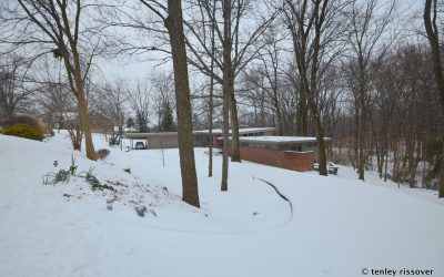 modern in the snow