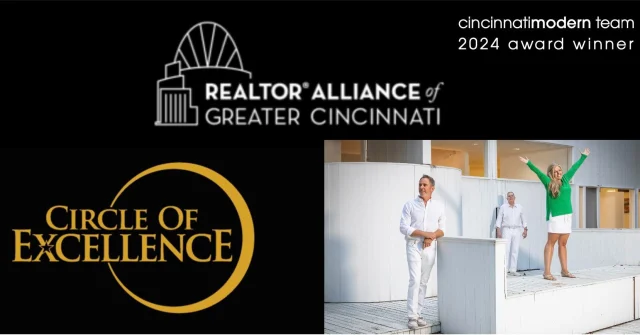 The cincinnatimodern team is humbled and grateful to once again be named among the top performing agents in the greater Cincinnati area!  It is an honor to serve our clients and a pleasure to work with fellow professionals in this ever changing business.

#cincinnatimodern #realtorslife #cincinnatirealestate @cincyrealtors @kwadvisorsrealty @davidsmithmodernrealestate